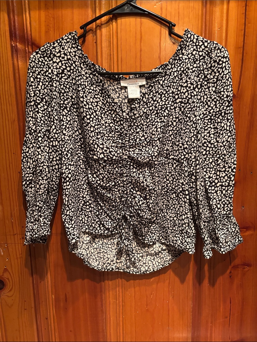 Leopard print blouse